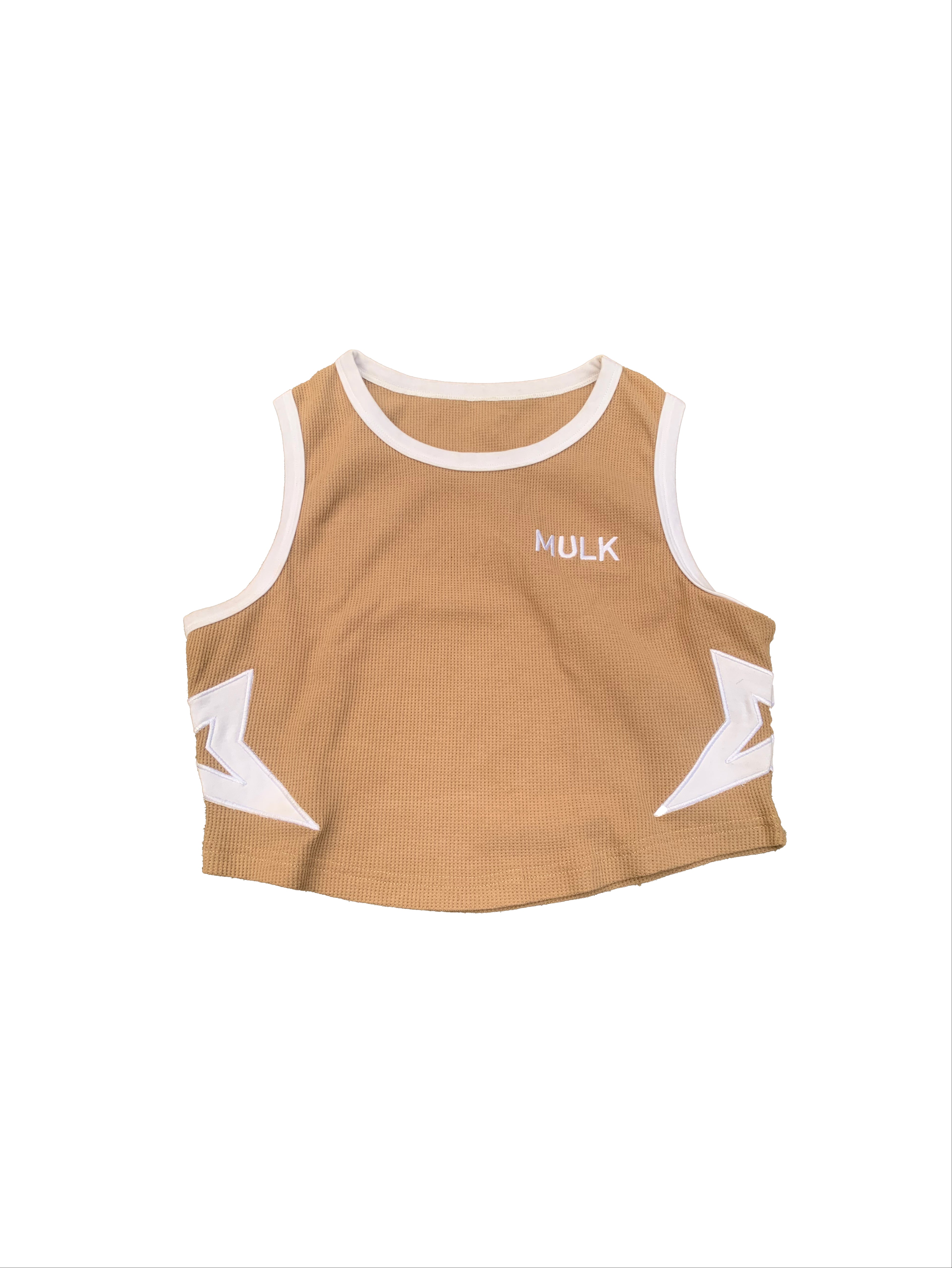 WAFFLE KNIT TANK TOP - WOMEN